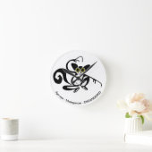 クールAYE-AYE – 野生生物 – Primate - lemur ラウンド壁時計 (ホーム)