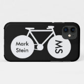クールb&w自転車パーソナライズされたデザイン Case-Mate iPhoneケース (裏面(横))