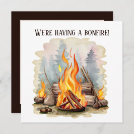 クールbonfire情報パーティー 招待状