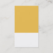 クールCHIPス絵を描ウォッチエンボスルック型マスタード 名刺 (裏面)
