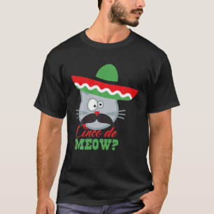 クールCinco De Meow Taco Mexican Cinco De May Tシャツ