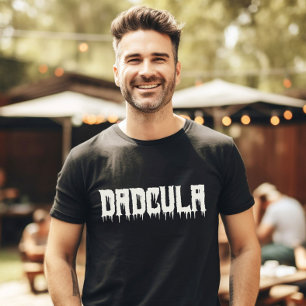 クールDADCULAドリッピースクリプトおもしろいパパのハロウィーン Tシャツ
