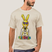 クールDJバニー ベジタリアン メンズTシャツ Tシャツ (正面)