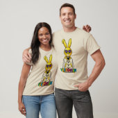 クールDJバニー ベジタリアン メンズTシャツ Tシャツ (ユニセックス)