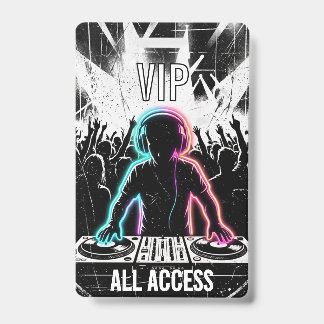 クールDJパーティーバッジ ミュージックイベント名札 バッジ