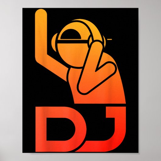 クールDj Art Boys男性へ Disk10代の Jockey Music Pr ポスター (正面)