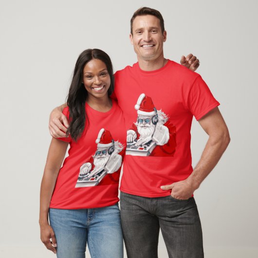 クールDude Old SkoolクリスマスDJ Tシャツ (ユニセックス)