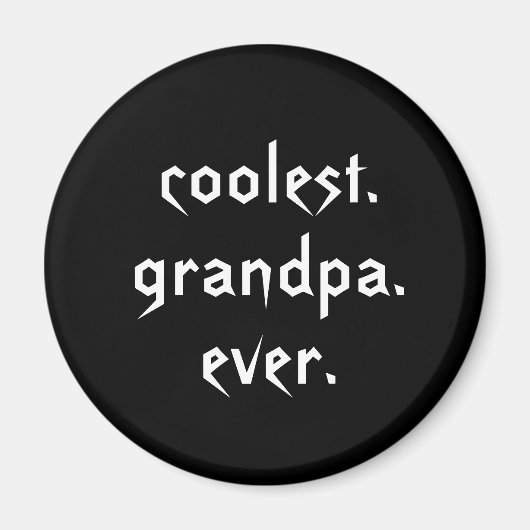 クールGrandpa Ever Magnet マグネット (正面)