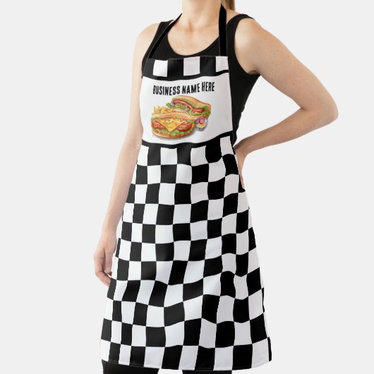 クールhot dog add business name check エプロン (インサイチュ)