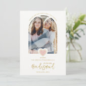 クールJrモダンブリデシュのメイド・ピンク・レース・ハート 招待状 (スタンド正面)