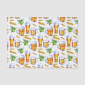 クールkeg beerパーティータイル模様 薄葉紙 (正面)