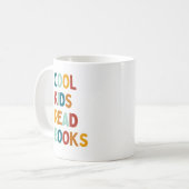クールKids読 Books lovers コーヒーマグカップ (正面左)