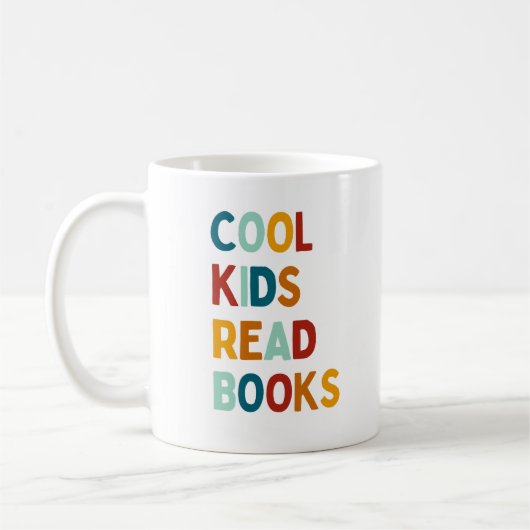 クールKids読 Books lovers コーヒーマグカップ (左)