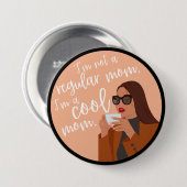 クールMomボタン 缶バッジ (正面&裏面)