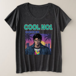 クールNo. 1 プラスサイズTシャツ