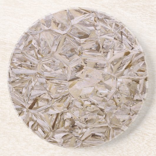 クールOSB建築合板テクスチャプリント コースター (正面)