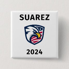 クールPatriotic Francis Suarez 2024選挙イーグル 缶バッジ