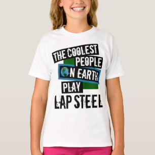クールPeople on Earth遊 Lap Steel Tシャツ