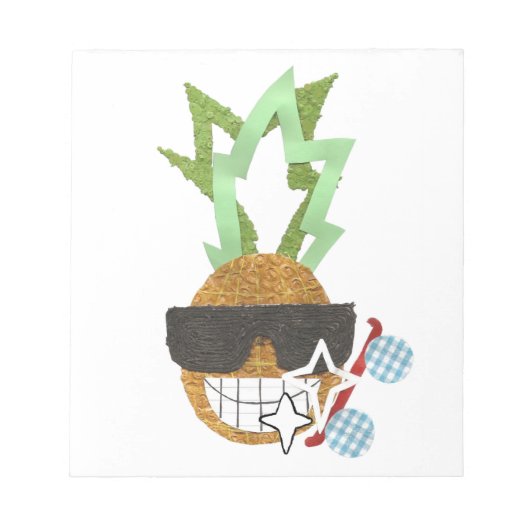 クールPineappleメモ帳 ノートパッド (正面)