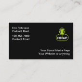 クールPodcastマモダンイクカード 名刺 (裏面)