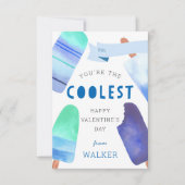 クールPopsicle Classroom Valentine's Day Card 招待状 (正面)