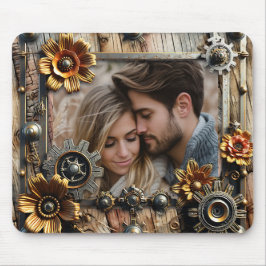 クールSteampunkの写パーソナライズされた真 マウスパッド