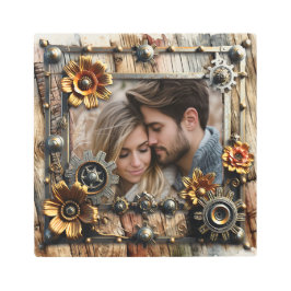 クールSteampunkの写パーソナライズされた真 メタルプリント