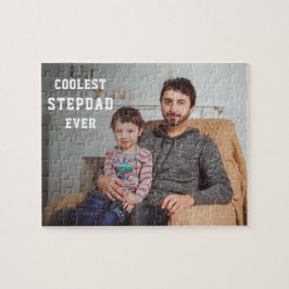 クールStepdad Ever写真パーソナライズされたパパ ジグソーパズル