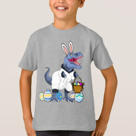 クールTレックスイースターバスケット恐竜Tシャツギフト Tシャツ