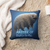 クールTardigrade Water Bear Tシャツ クッション (ブランケット)