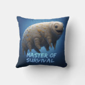 クールTardigrade Water Bear Tシャツ クッション (裏面)