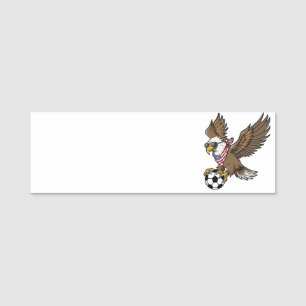 クールUSAサッカーイーグルサングラスヴィンテージパトリオティック 名札