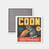 クーンブランドサツマイモヴィンテージクラートラベル – Ra マグネット (正面/裏面)