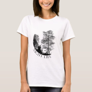 クーン狩りナイトライフ – Raccoon Hunter Hound Dog Tシャツ