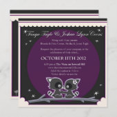 クーン結婚式招待状 招待状 (正面/裏面)