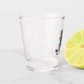 ク不気味ラムプ遊スのアイスホッケー ショットグラス (左)