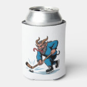 ク不気味ラムプ遊スのアイスホッケー 缶クーラー (缶正面)