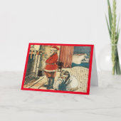 ク伝統的リ日本のスマスカード。 シーズンカード (正面)