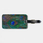 ク保ジャクの羽に落ち着いてテキストを書く ラゲッジタグ (裏面横)