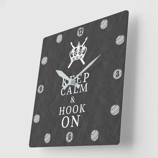 ク保ロシェのクラフトルームに落ち着いたフック スクエア壁時計 (傾斜)