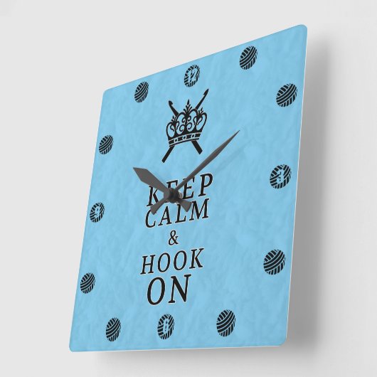 ク保ロチェットのクラフトルームに落ち着いたフック スクエア壁時計 (傾斜)