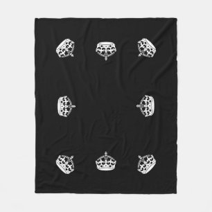 ク保ロックのCalm Crown フリースブランケット