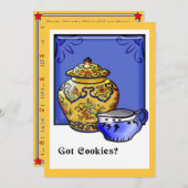 ク得ッキー?(パーティの招待状) 招待状 (正面/裏面)