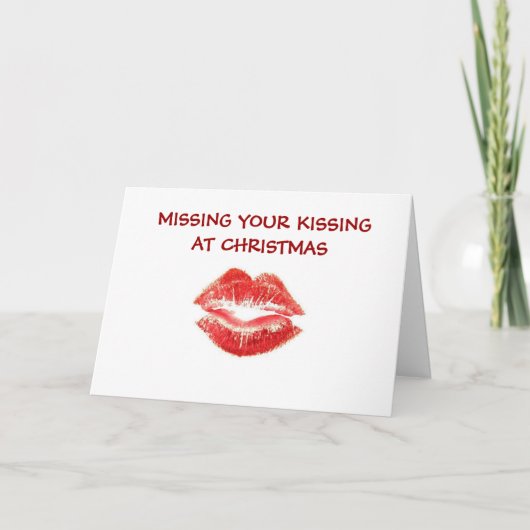 ク恋しく思リスマキスをするスと抱擁 シーズンカード (正面)