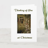 ク恋しく思リスマスの時に友達 シーズンカード (正面)