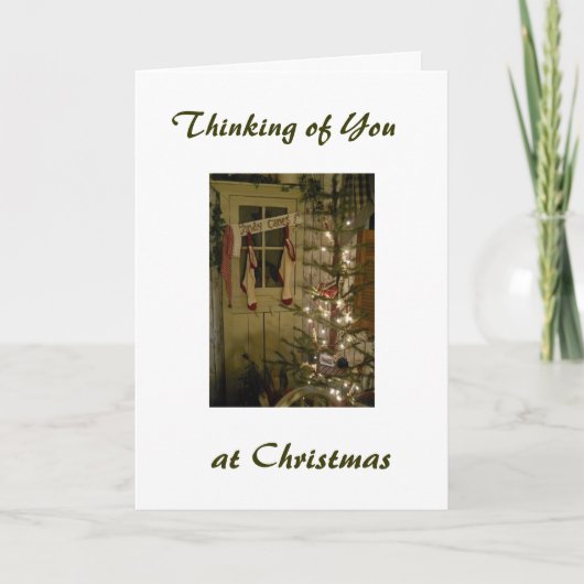 ク恋しく思リスマスの時に友達 シーズンカード (正面)