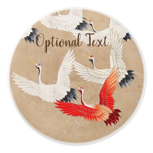 ク日本のル飛んでいる セラミックノブ (正面)