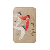 ク日本のル飛んでいる バスマット (正面縦)