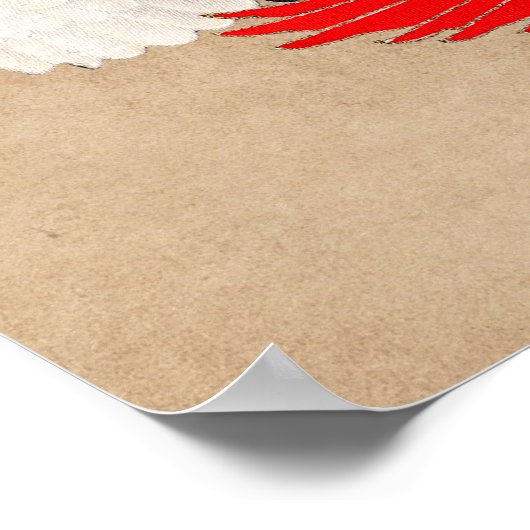 ク日本のル飛んでいる ポスター (角)