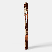 ク日本のレーン、タン、錆&チョコレートブラウン Case-Mate iPhoneケース (裏面 / 左)